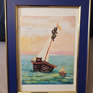 Scared-y Cats At Sea